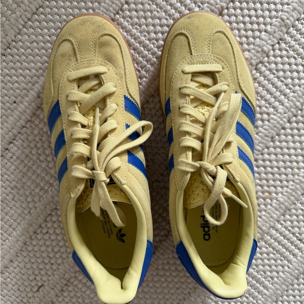 Adidas Gazelle Blue/Yellow Sneakers